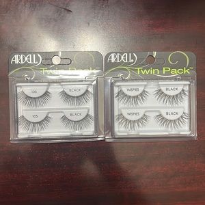 Ardell 2 Sets of Twin Packs Black False Lashes